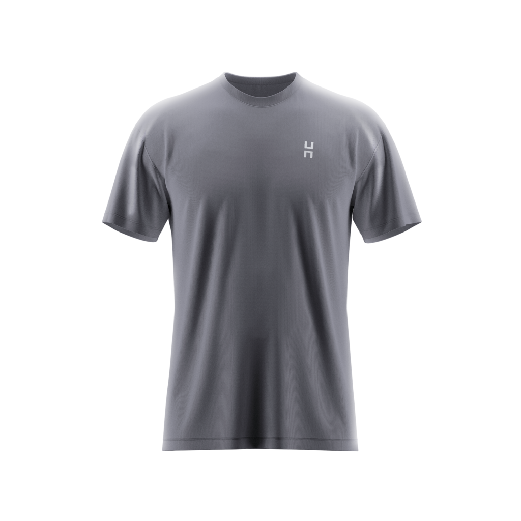 Camisa Dry Fit Poliamida Cinza